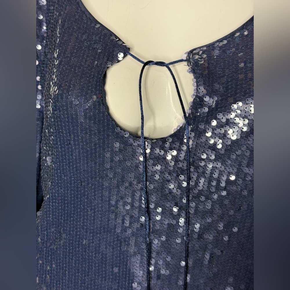 NWT Navy Sequin Top by Wild Fable - Picture 9 of 11